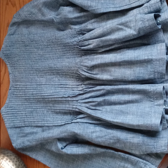*Relisted* 🌿 Gap Women's Denim Blue Bolero /Swing Jacket 3/4 Sleeve S - Picture 16 of 16